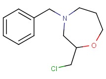 4-benzyl-2-(chloromethyl)-1,4-oxazepane 4-benzyl-2-(chloromethyl)-1,4-oxazepane