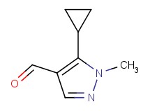5-cyclopropyl-1-methyl-1H-pyrazole-4-carbaldehyde 5-cyclopropyl-1-methyl-1H-pyrazole-4-carbaldehyde