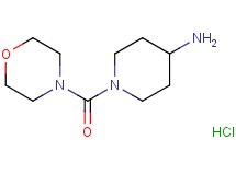 1-(4-morpholinylcarbonyl)-4-piperidinamine hydrochloride 1-(4-morpholinylcarbonyl)-4-piperidinamine hydrochloride