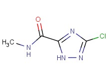 3-chloro-N-methyl-1H-1,2,4-triazole-5-carboxamide 3-chloro-N-methyl-1H-1,2,4-triazole-5-carboxamide