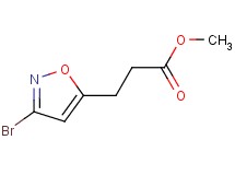 methyl 3-(3-bromo-5-isoxazolyl)propanoate methyl 3-(3-bromo-5-isoxazolyl)propanoate
