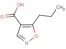 5-propyl-4-isoxazolecarboxylic acid 5-propyl-4-isoxazolecarboxylic acid