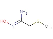 (1Z)-N'-hydroxy-2-(methylthio)ethanimidamide (1Z)-N'-hydroxy-2-(methylthio)ethanimidamide