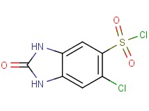 6-chloro-2-oxo-2,3-dihydro-1H-benzimidazole-5-sulfonyl chloride 6-chloro-2-oxo-2,3-dihydro-1H-benzimidazole-5-sulfonyl chloride