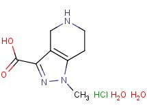 1-methyl-4,5,6,7-tetrahydro-1H-pyrazolo[4,3-c]pyridine-3-carboxylic acid hydrochloride dihydrate