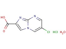 6-chloroimidazo[1,2-a]pyrimidine-2-carboxylic acid hydrochloride hydrate