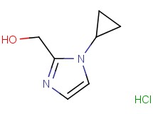 (1-cyclopropyl-1H-imidazol-2-yl)methanol hydrochloride