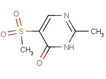2-methyl-5-(methylsulfonyl)-4(3H)-pyrimidinone 2-methyl-5-(methylsulfonyl)-4(3H)-pyrimidinone