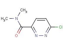 6-chloro-N,N-dimethyl-3-pyridazinecarboxamide 6-chloro-N,N-dimethyl-3-pyridazinecarboxamide