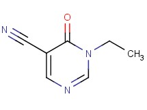 1-ethyl-6-oxo-1,6-dihydro-5-pyrimidinecarbonitrile 1-ethyl-6-oxo-1,6-dihydro-5-pyrimidinecarbonitrile