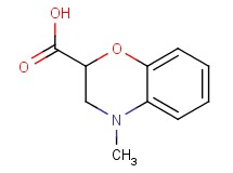 4-methyl-3,4-dihydro-2H-1,4-benzoxazine-2-carboxylic acid 4-methyl-3,4-dihydro-2H-1,4-benzoxazine-2-carboxylic acid