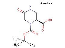 (2S)-1-(tert-butoxycarbonyl)-5-oxo-2-piperazinecarboxylic acid (2S)-1-(tert-butoxycarbonyl)-5-oxo-2-piperazinecarboxylic acid