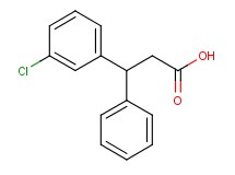 3-(3-chlorophenyl)-3-phenylpropanoic acid 3-(3-chlorophenyl)-3-phenylpropanoic acid