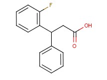 3-(2-fluorophenyl)-3-phenylpropanoic acid 3-(2-fluorophenyl)-3-phenylpropanoic acid