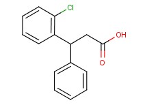 3-(2-chlorophenyl)-3-phenylpropanoic acid 3-(2-chlorophenyl)-3-phenylpropanoic acid
