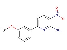 6-(3-methoxyphenyl)-3-nitro-2-pyridinamine 6-(3-methoxyphenyl)-3-nitro-2-pyridinamine