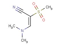 (2E)-3-(dimethylamino)-2-(methylsulfonyl)acrylonitrile (2E)-3-(dimethylamino)-2-(methylsulfonyl)acrylonitrile