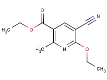 ethyl 5-cyano-6-ethoxy-2-methylnicotinate ethyl 5-cyano-6-ethoxy-2-methylnicotinate
