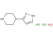 4-(1H-pyrazol-3-yl)piperidine dihydrochloride hydrate 4-(1H-pyrazol-3-yl)piperidine dihydrochloride hydrate