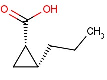 rac-(1S,2R)-2-propylcyclopropanecarboxylic acid rac-(1S,2R)-2-propylcyclopropanecarboxylic acid