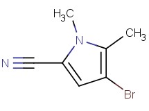 4-bromo-1,5-dimethyl-1H-pyrrole-2-carbonitrile