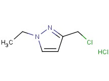 3-(chloromethyl)-1-ethyl-1H-pyrazole hydrochloride 3-(chloromethyl)-1-ethyl-1H-pyrazole hydrochloride