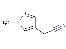 (1-methyl-1H-pyrazol-4-yl)acetonitrile (1-methyl-1H-pyrazol-4-yl)acetonitrile