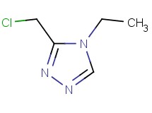 3-(chloromethyl)-4-ethyl-4H-1,2,4-triazole 3-(chloromethyl)-4-ethyl-4H-1,2,4-triazole
