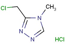 3-(chloromethyl)-4-methyl-4H-1,2,4-triazole hydrochloride 3-(chloromethyl)-4-methyl-4H-1,2,4-triazole hydrochloride
