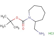 tert-butyl 2-(aminomethyl)-1-azepanecarboxylate hydrochloride tert-butyl 2-(aminomethyl)-1-azepanecarboxylate hydrochloride