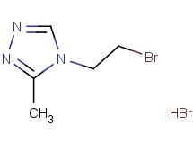 4-(2-bromoethyl)-3-methyl-4H-1,2,4-triazole hydrobromide 4-(2-bromoethyl)-3-methyl-4H-1,2,4-triazole hydrobromide
