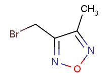 3-(bromomethyl)-4-methyl-1,2,5-oxadiazole 3-(bromomethyl)-4-methyl-1,2,5-oxadiazole