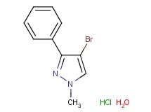 4-bromo-1-methyl-3-phenyl-1H-pyrazole hydrochloride hydrate