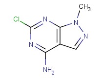 6-chloro-1-methyl-1H-pyrazolo[3,4-d]pyrimidin-4-amine
