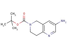 tert-butyl 3-amino-7,8-dihydro-1,6-naphthyridine-6(5H)-carboxylate tert-butyl 3-amino-7,8-dihydro-1,6-naphthyridine-6(5H)-carboxylate