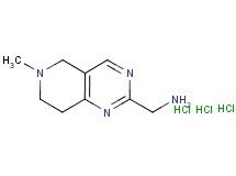 [(6-methyl-5,6,7,8-tetrahydropyrido[4,3-d]pyrimidin-2-yl)methyl]amine trihydrochloride