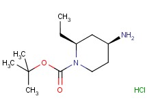 tert-butyl rac-(2S,4S)-4-amino-2-ethyl-1-piperidinecarboxylate hydrochloride tert-butyl rac-(2S,4S)-4-amino-2-ethyl-1-piperidinecarboxylate hydrochloride