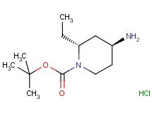 tert-butyl rac-(2R,4S)-4-amino-2-ethyl-1-piperidinecarboxylate hydrochloride tert-butyl rac-(2R,4S)-4-amino-2-ethyl-1-piperidinecarboxylate hydrochloride