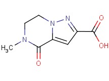 5-methyl-4-oxo-4,5,6,7-tetrahydropyrazolo[1,5-a]pyrazine-2-carboxylic acid