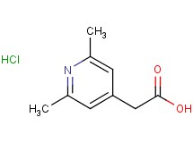 (2,6-dimethyl-4-pyridinyl)acetic acid hydrochloride (2,6-dimethyl-4-pyridinyl)acetic acid hydrochloride