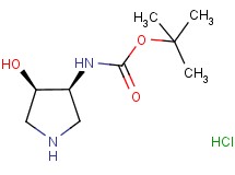 tert-butyl rac-[(3S,4R)-4-hydroxy-3-pyrrolidinyl]carbamate hydrochloride