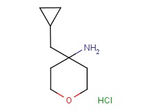 [4-(cyclopropylmethyl)tetrahydro-2H-pyran-4-yl]amine hydrochloride