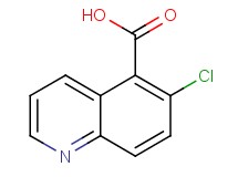 6-chloro-5-quinolinecarboxylic acid 6-chloro-5-quinolinecarboxylic acid