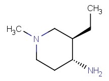 trans-3-ethyl-1-methyl-4-piperidinamine trans-3-ethyl-1-methyl-4-piperidinamine