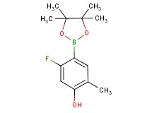 5-fluoro-2-methyl-4-(4,4,5,5-tetramethyl-1,3,2-dioxaborolan-2-yl)phenol
