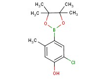 2-chloro-5-methyl-4-(4,4,5,5-tetramethyl-1,3,2-dioxaborolan-2-yl)phenol