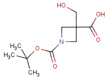 1-(tert-butoxycarbonyl)-3-(hydroxymethyl)-3-azetidinecarboxylic acid 1-(tert-butoxycarbonyl)-3-(hydroxymethyl)-3-azetidinecarboxylic acid