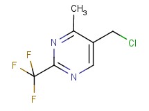 5-(chloromethyl)-4-methyl-2-(trifluoromethyl)pyrimidine 5-(chloromethyl)-4-methyl-2-(trifluoromethyl)pyrimidine