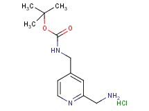 tert-butyl {[2-(aminomethyl)-4-pyridinyl]methyl}carbamate hydrochloride