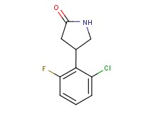 4-(2-chloro-6-fluorophenyl)-2-pyrrolidinone 4-(2-chloro-6-fluorophenyl)-2-pyrrolidinone